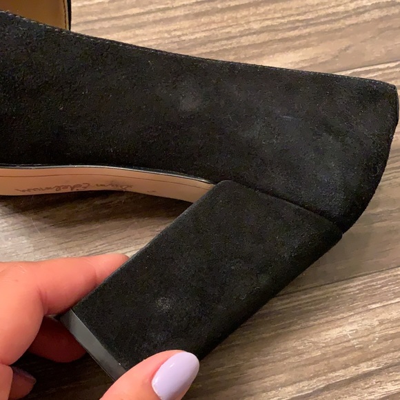 Sam Edelman black heeled loafers - Picture 5 of 7